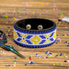 Bead embroidery kit on artificial leather FLBB-006