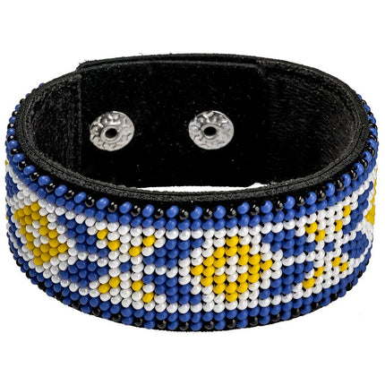 Bead embroidery kit on artificial leather FLBB-006