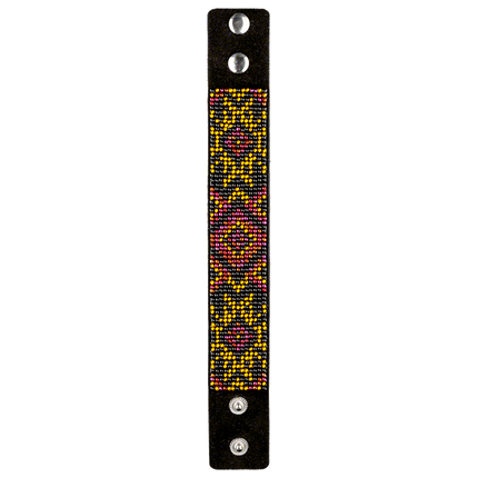 Bead embroidery kit on artificial leather FLBB-009
