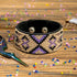 Bead embroidery kit on artificial leather FLBB-011