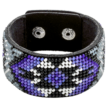 Bead embroidery kit on artificial leather FLBB-012