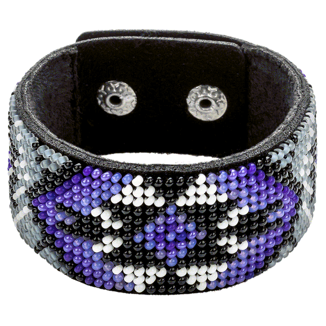 Bead embroidery kit on artificial leather FLBB-012