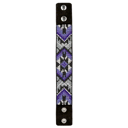 Bead embroidery kit on artificial leather FLBB-012