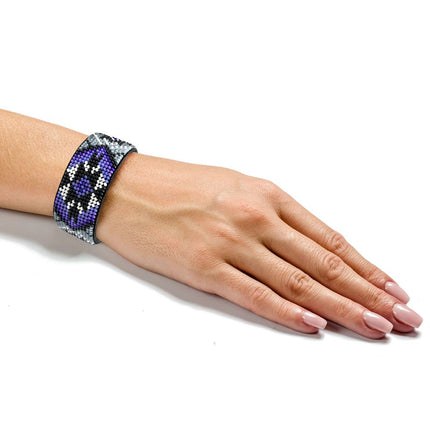 Bead embroidery kit on artificial leather FLBB-012