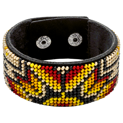 Bead embroidery kit on artificial leather FLBB-014