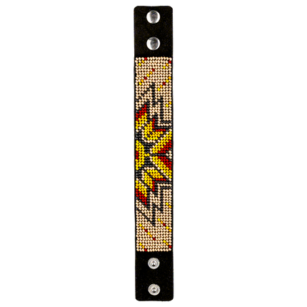 Bead embroidery kit on artificial leather FLBB-014