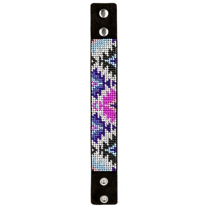 Bead embroidery kit on artificial leather FLBB-015