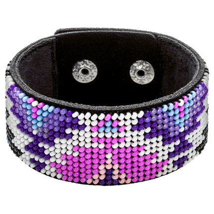 Bead embroidery kit on artificial leather FLBB-015
