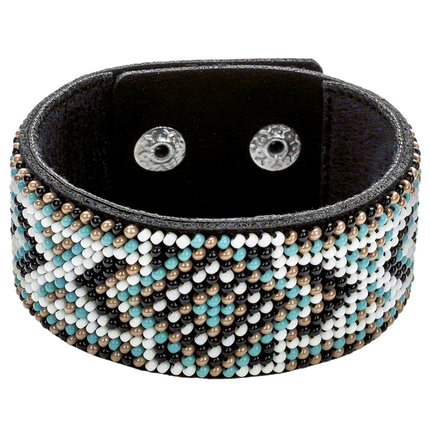 Bead embroidery kit on artificial leather FLBB-016