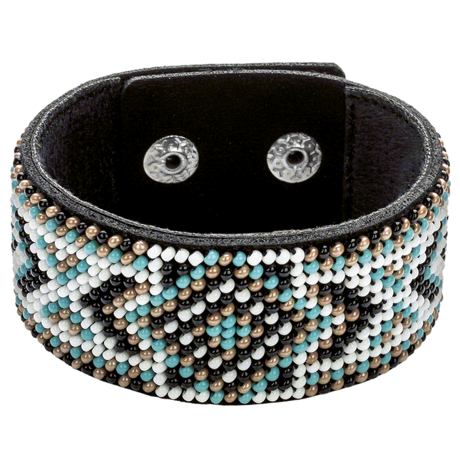 Bead embroidery kit on artificial leather FLBB-016