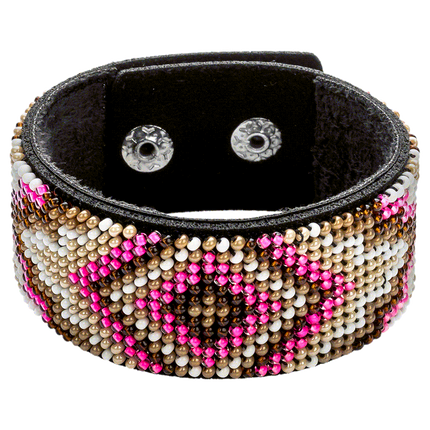 Bead embroidery kit on artificial leather FLBB-017