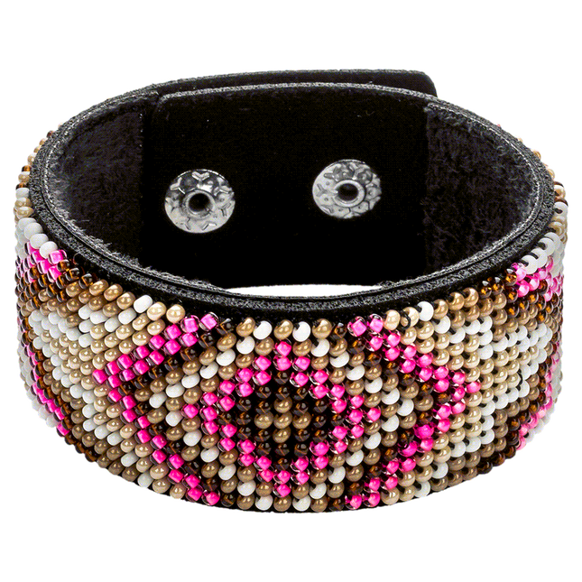Bead embroidery kit on artificial leather FLBB-017