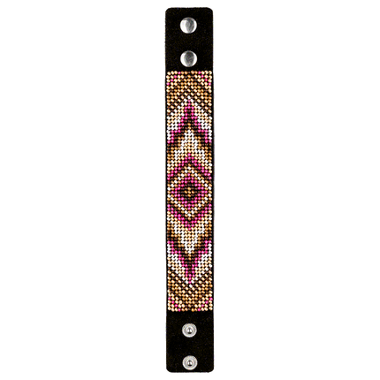 Bead embroidery kit on artificial leather FLBB-017