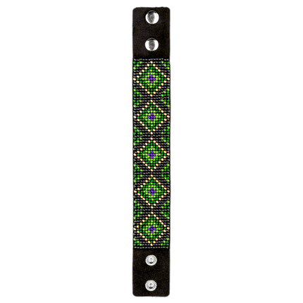 Bead embroidery kit on artificial leather FLBB-019