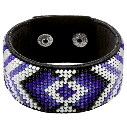 Bead embroidery kit on artificial leather FLBB-020