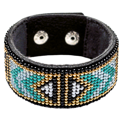 Bead embroidery kit on artificial leather FLBB-024