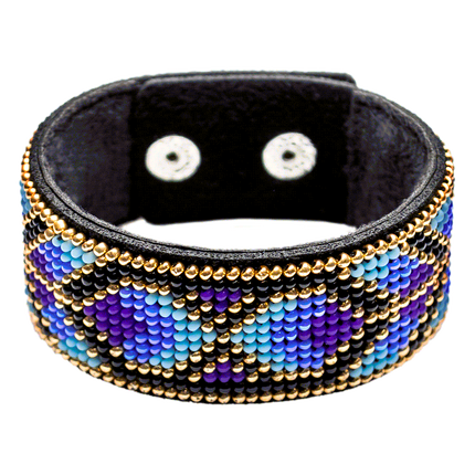 Bead embroidery kit on artificial leather FLBB-026