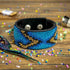 Bead embroidery kit on artificial leather FLBB-029