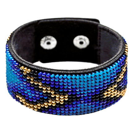 Bead embroidery kit on artificial leather FLBB-029