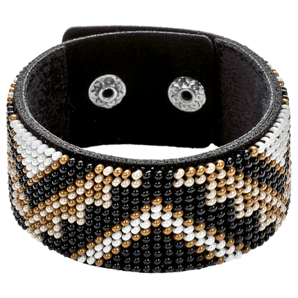 Bead embroidery kit on artificial leather FLBB-032