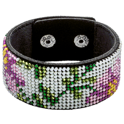 Bead embroidery kit on artificial leather FLBB-034