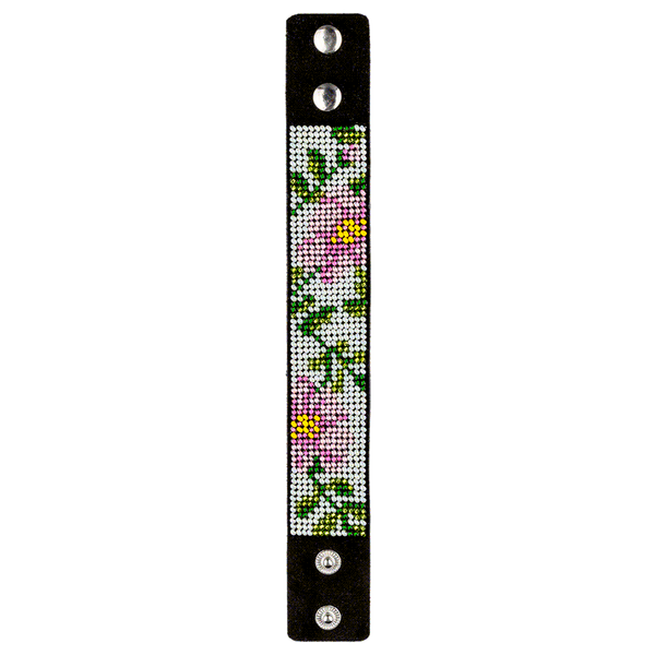 Bead embroidery kit on artificial leather FLBB-034