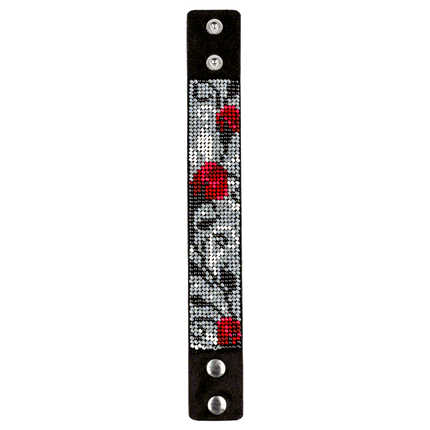 Bead embroidery kit on artificial leather FLBB-035