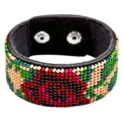Bead embroidery kit on artificial leather FLBB-036