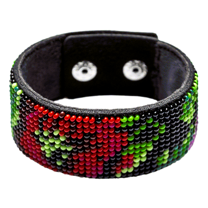 Bead embroidery kit on artificial leather FLBB-037