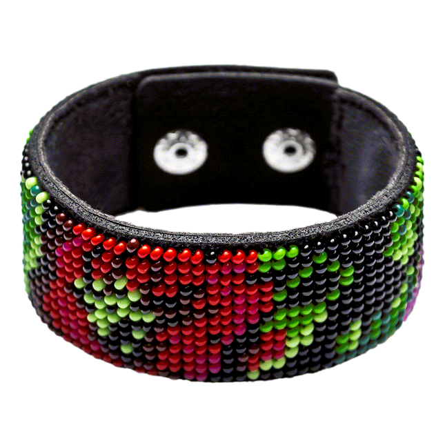 Bead embroidery kit on artificial leather FLBB-037
