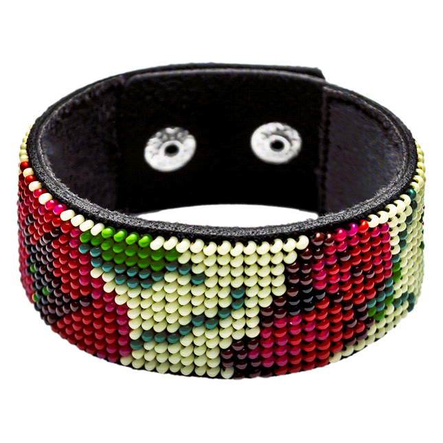 Bead embroidery kit on artificial leather FLBB-038