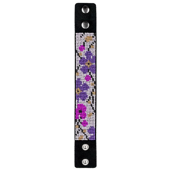 Bead embroidery kit on artificial leather FLBB-039