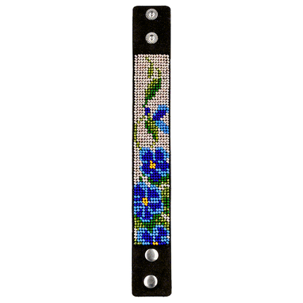 Bead embroidery kit on artificial leather FLBB-040