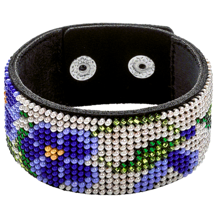 Bead embroidery kit on artificial leather FLBB-040
