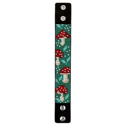 Bead embroidery kit on artificial leather FLBB-042