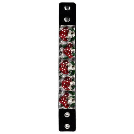 Bead embroidery kit on artificial leather FLBB-043