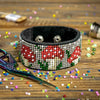 Bead embroidery kit on artificial leather FLBB-043