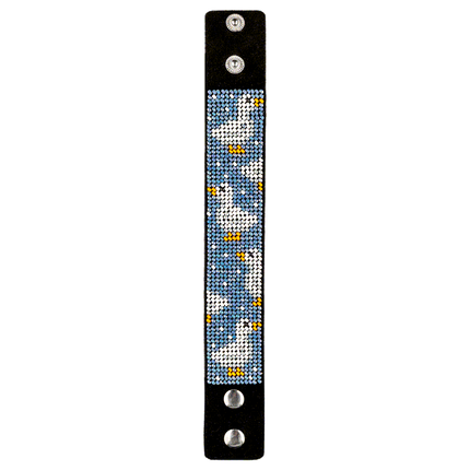 Bead embroidery kit on artificial leather FLBB-044