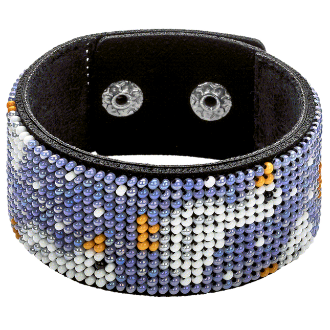 Bead embroidery kit on artificial leather FLBB-044
