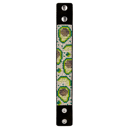 Bead embroidery kit on artificial leather FLBB-046