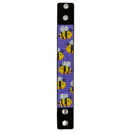 Bead embroidery kit on artificial leather FLBB-047