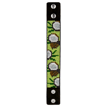 Bead embroidery kit on artificial leather FLBB-048