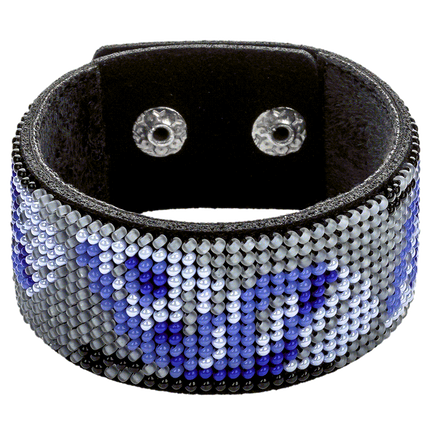 Bead embroidery kit on artificial leather FLBB-049
