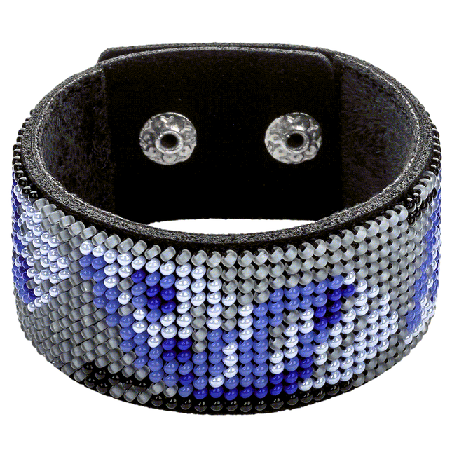 Bead embroidery kit on artificial leather FLBB-049