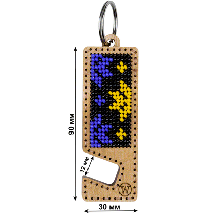 Bead embroidery kit on wood FLK-483 DIY Phone holder kit