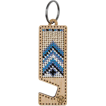 Bead embroidery kit on wood FLK-485 DIY Phone holder kit