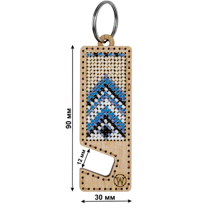 Bead embroidery kit on wood FLK-485 DIY Phone holder kit