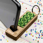 Bead embroidery kit on wood FLK-486 DIY Phone holder kit