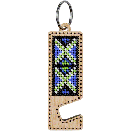 Bead embroidery kit on wood FLK-487 DIY Phone holder kit