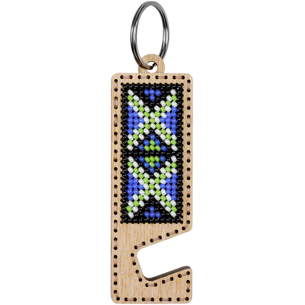 Bead embroidery kit on wood FLK-487 DIY Phone holder kit